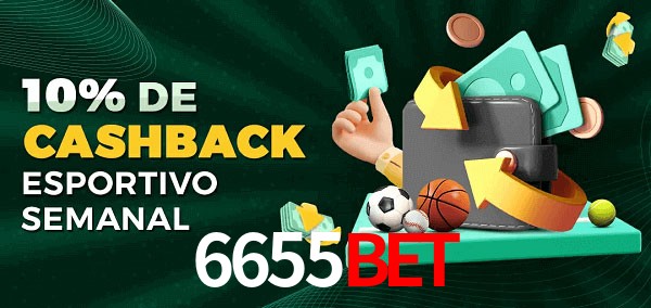 10% de bônus de cashback na 6655bet